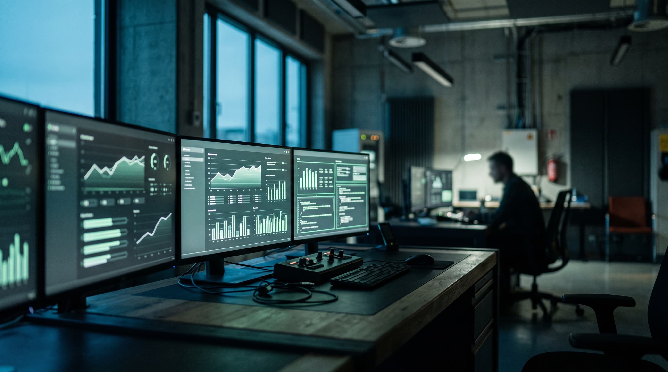 Climate operations control room monitoring live data